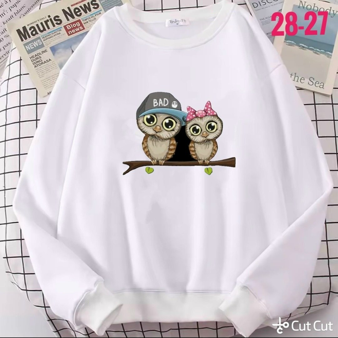 свитшот толстовка,повседневный свитшот,толстовка повседневная,кофта с совами женская,свитшот с принтом