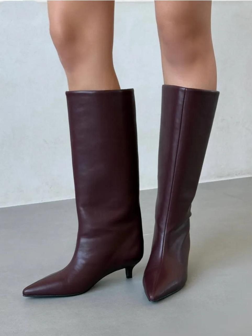 женские сапоги,сапоги модные,сапожки,модные женские сапоги,сапоги трубы на каблуке