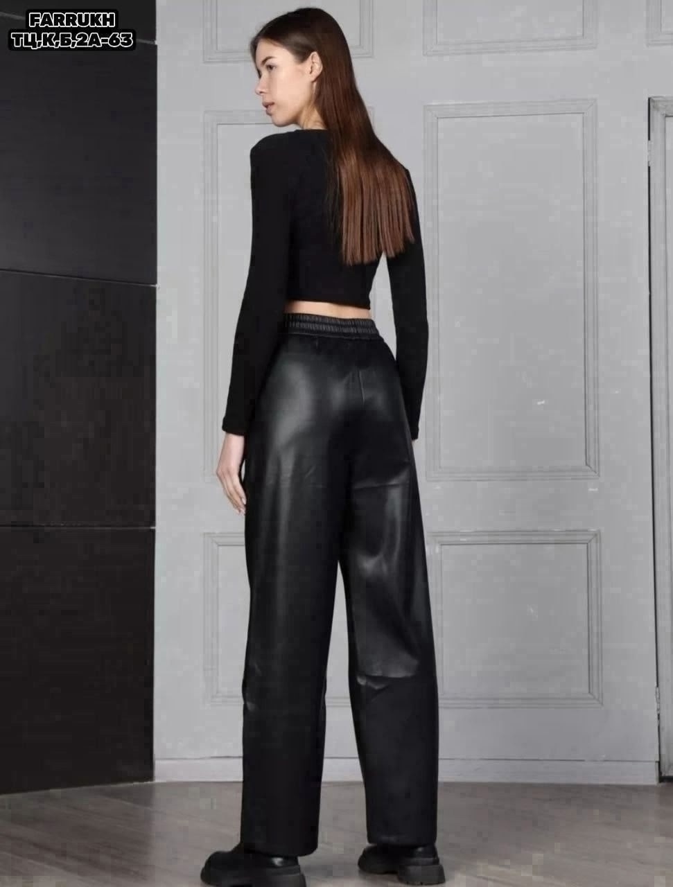 брюки женские из эко кожи,кожаные брюки,кожаные брюки палаццо,брюки палаццо из экокожи,женские брюки