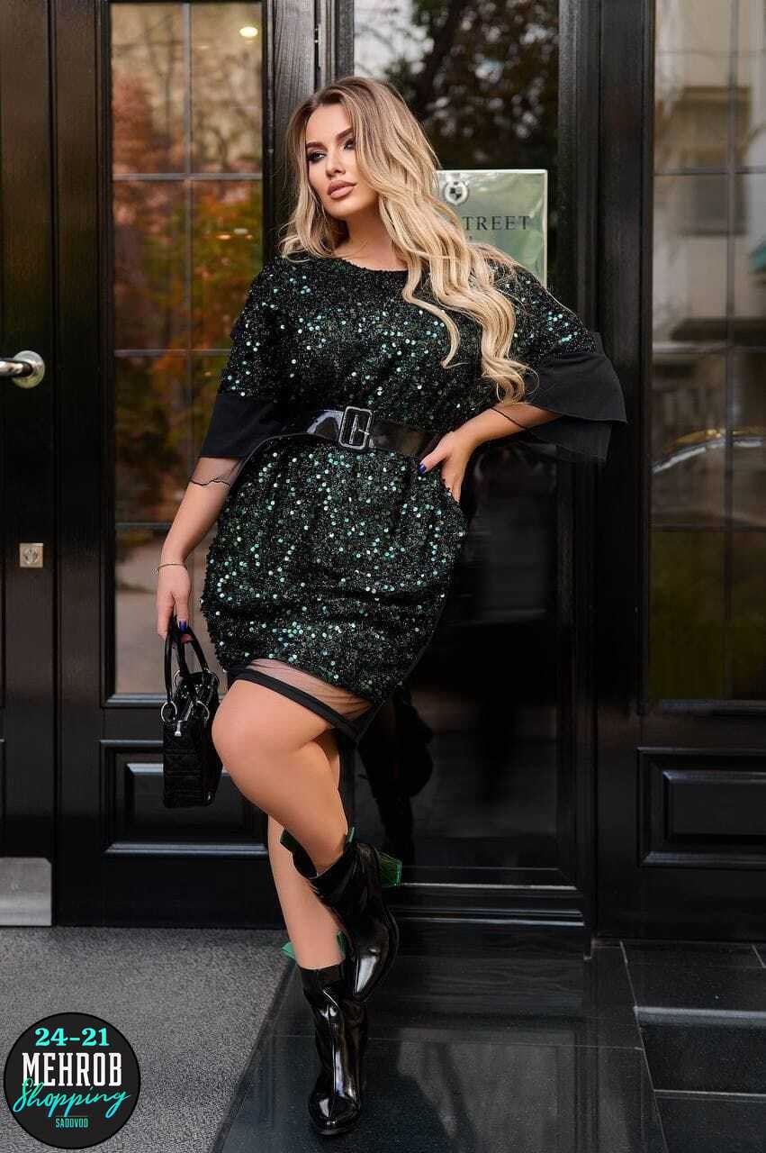 платье с пайетками,блестящее платье для полных,платье большие размеры,нарядное платье,платье с пайетками женское