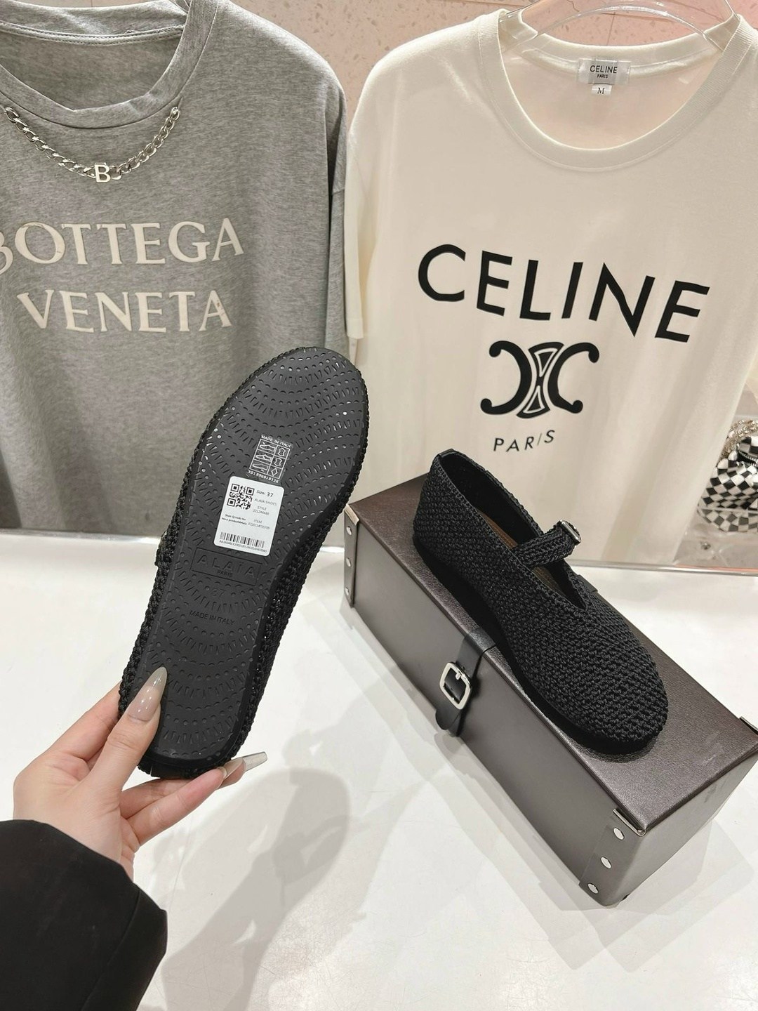 ,alaia балетки,балетки текстильные,женские балетки,женская