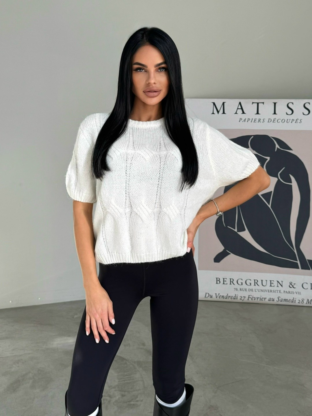 джемпер молочный,свитера вязаные,стильный джемпер,вязаная кофта,кофта женская