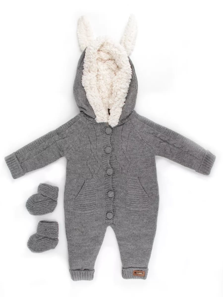 вязаный комбинезон для новорожденных с капюшоном,вязаные комбинезоны для новорожденных,комбинезон вязаный для новорожденного,комбинезон вязаный,вязаный теплый комбинезон для малыша