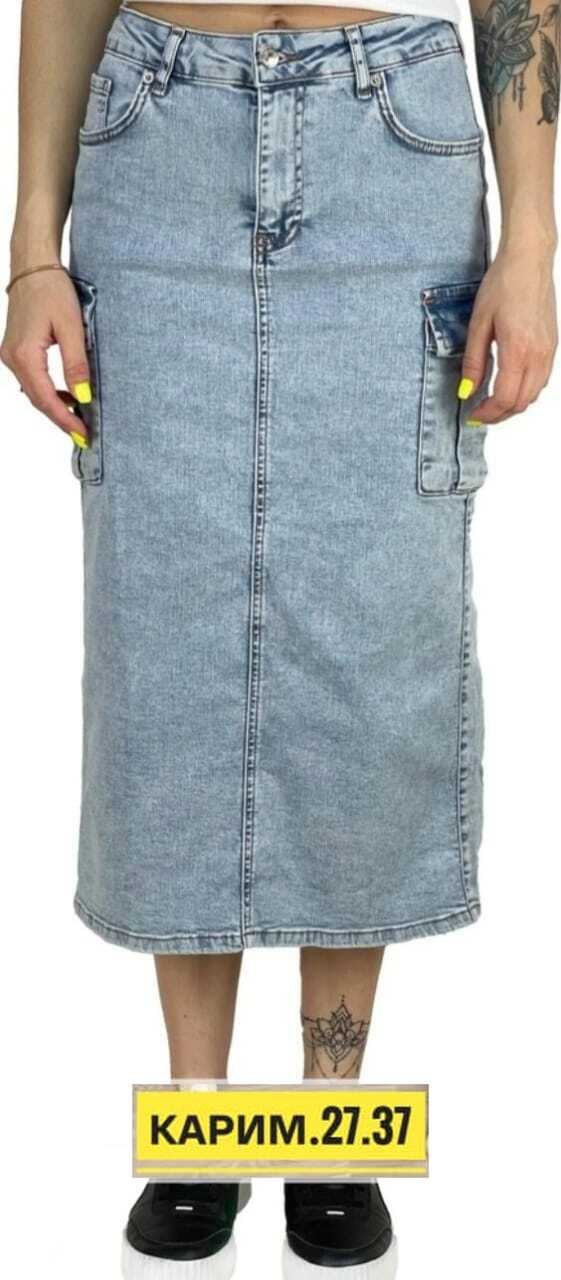 джинсовая юбка,женские джинсовые юбки,джинсовая юбка миди,юбка джинсовая карго длинная,юбка джинсовая женская миди
