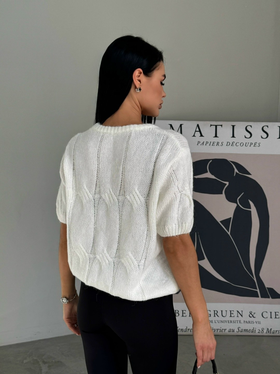 джемпер молочный,свитера вязаные,стильный джемпер,вязаная кофта,кофта женская