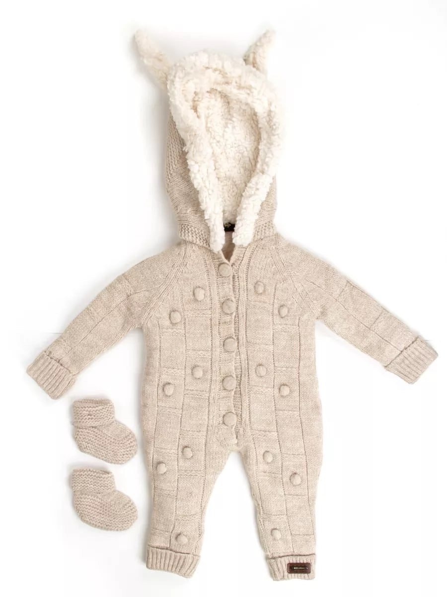 вязаный комбинезон для новорожденных с капюшоном,вязаные комбинезоны для новорожденных,комбинезон вязаный для новорожденного,комбинезон вязаный,вязаный теплый комбинезон для малыша