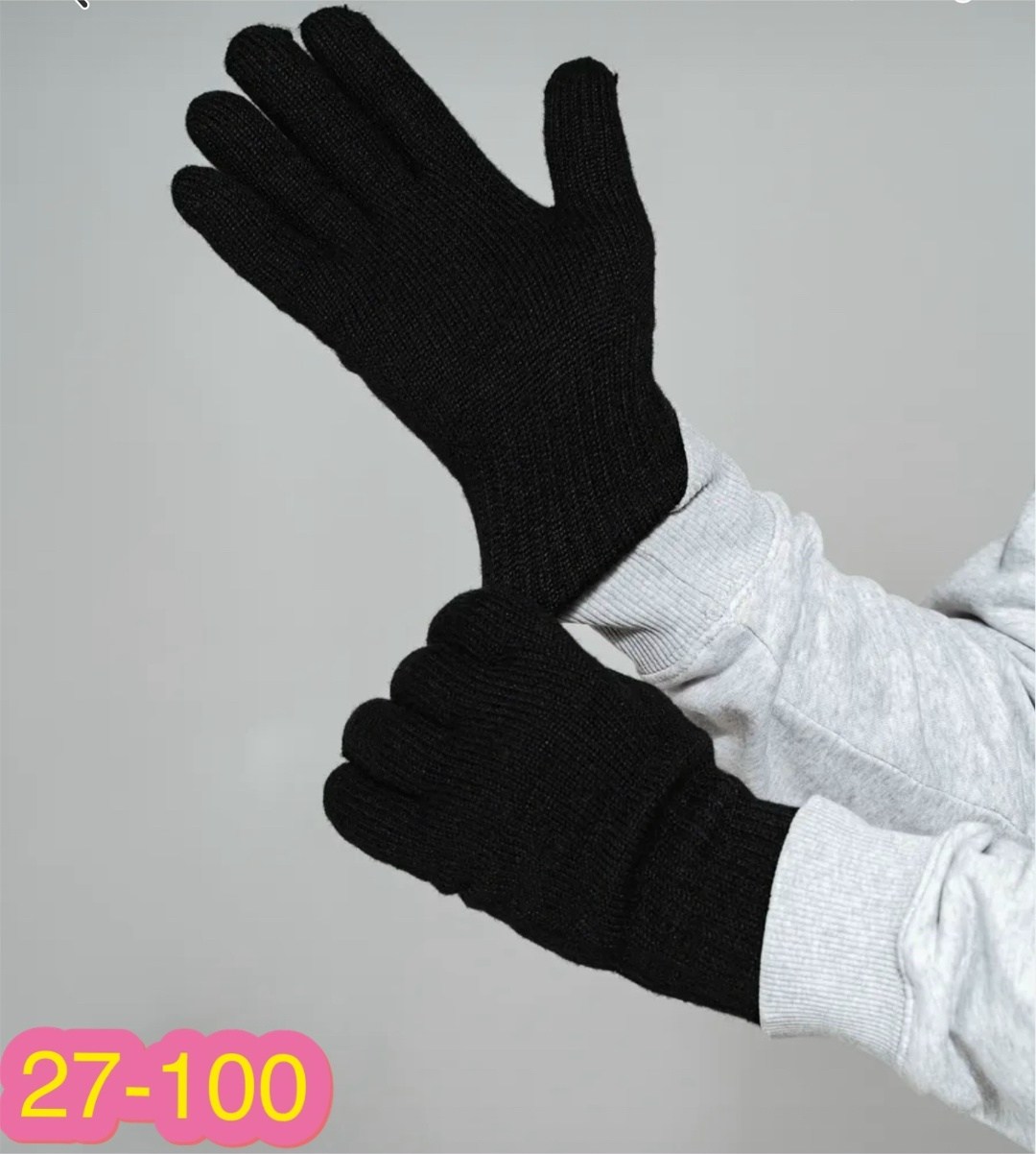 перчатки вязаные черные,шерстяные перчатки,перчатки вязаные,теплые перчатки,перчатки черные шерстяные