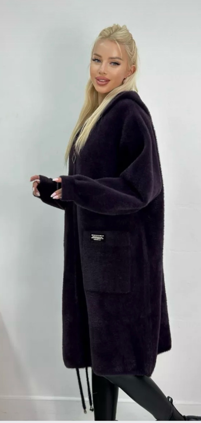 кардиган альпака,пальто кардиган,кардиган,оверсайз пальто,пальто удлиненное