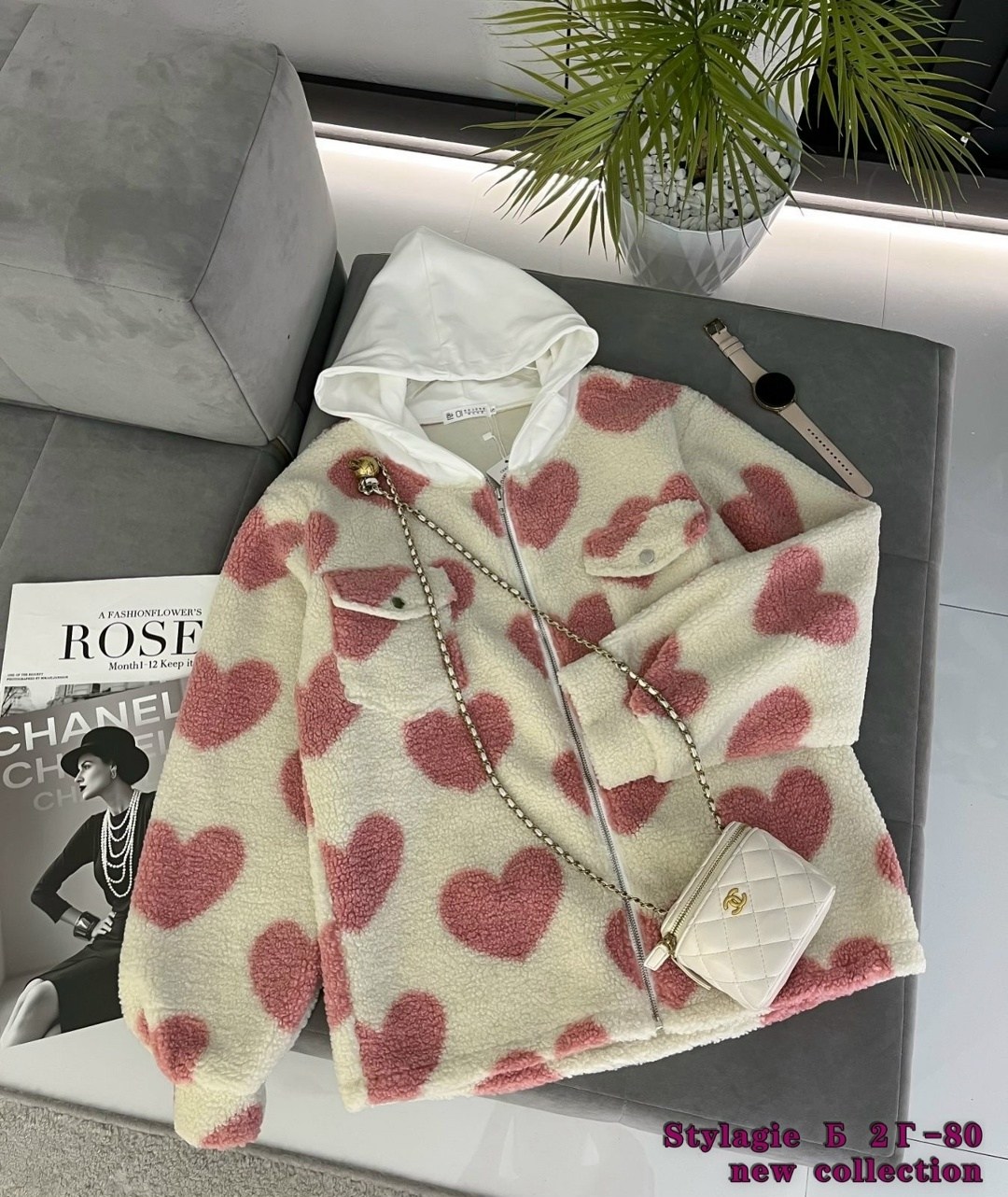 плюшевая куртка,куртка меховая,плюшевая куртка женская,плюшевая куртка с сердечками шейн,куртка плюшевая женская с сердечками