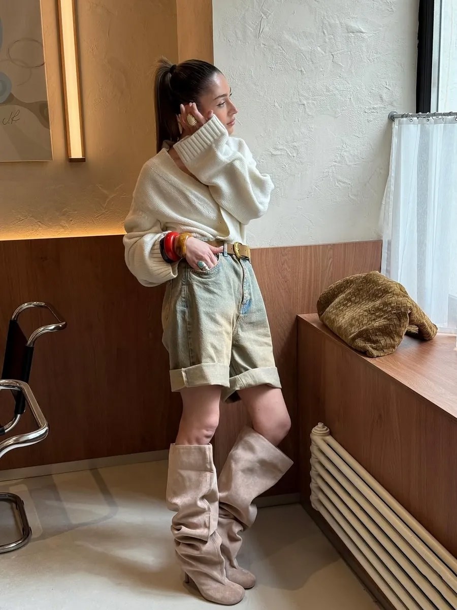 сапоги высокие,модные сапоги,сапоги бежевые,элегантные сапоги,женские сапоги