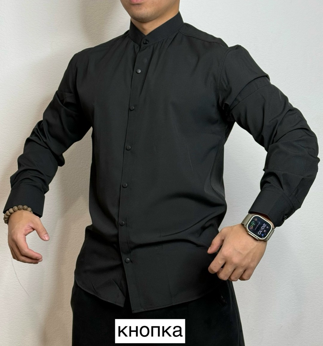 черная рубашка,повседневная рубашка,черная мужская рубашка,рубашка с воротником,рубашка с воротником стойка