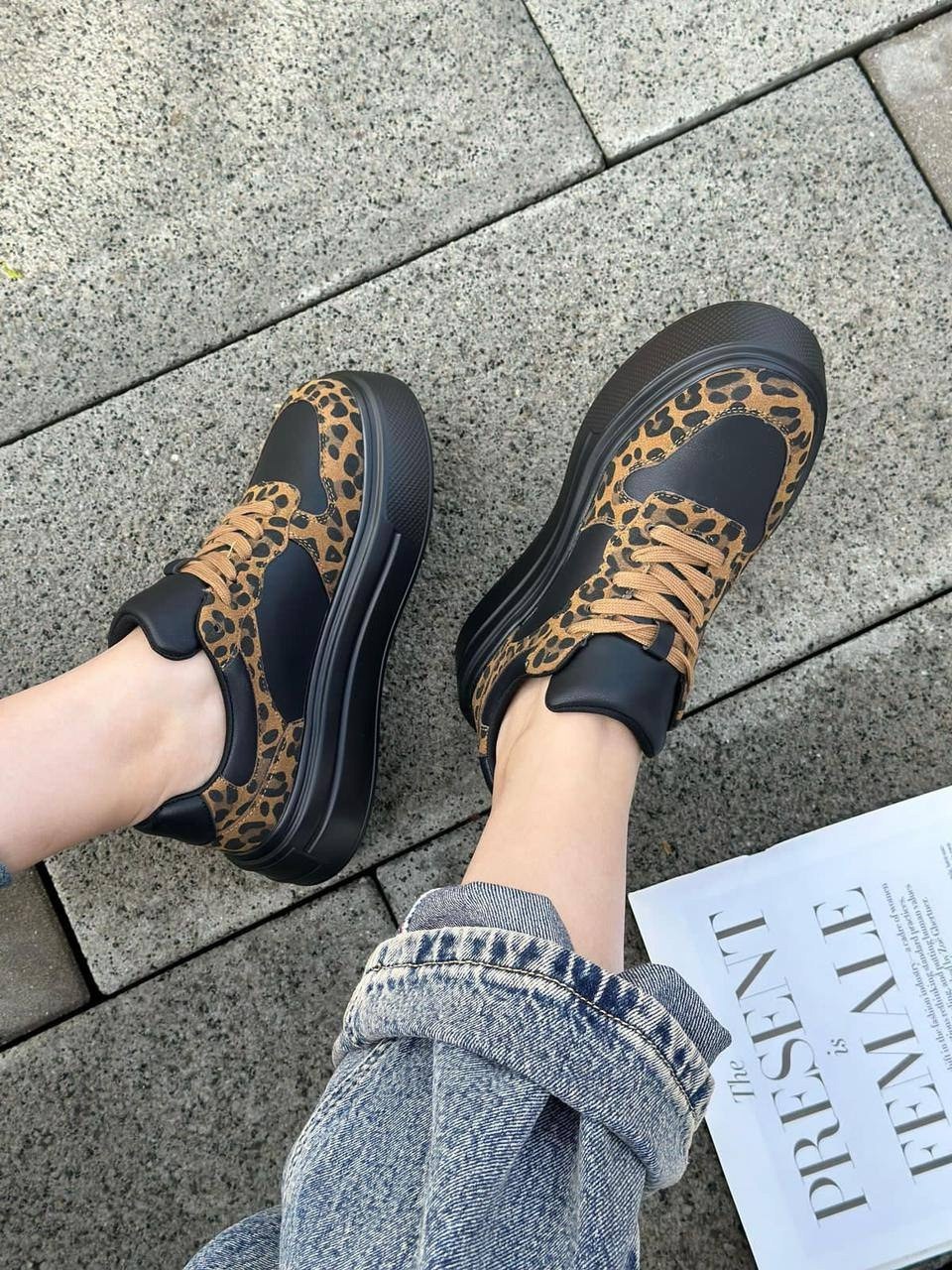 , женская,кроссовки леопардовые,кроссовки женскиe,женские кроссовки с леопардовым принтом
