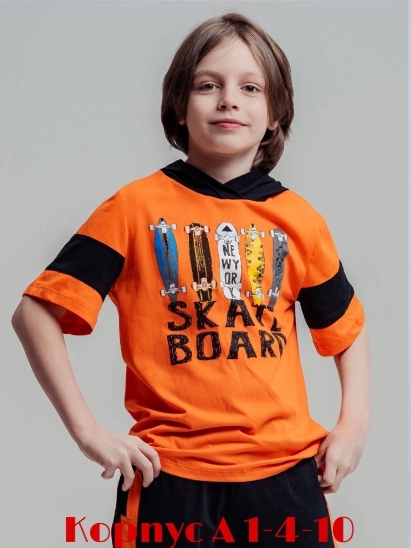 футболка поло для мальчика,футболка мальчик,футболка для мальчика иново,футболка иново,оранжевая футболка для мальчика