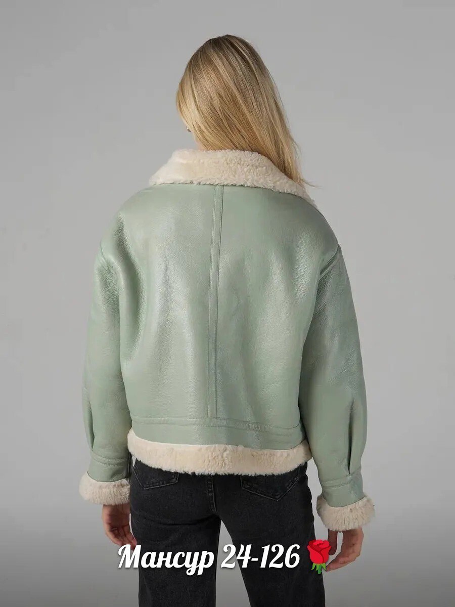 дубленка зеленая женская,дубленка женская авиатор,дубленка короткая,дубленка женская,дубленка искусственная женская