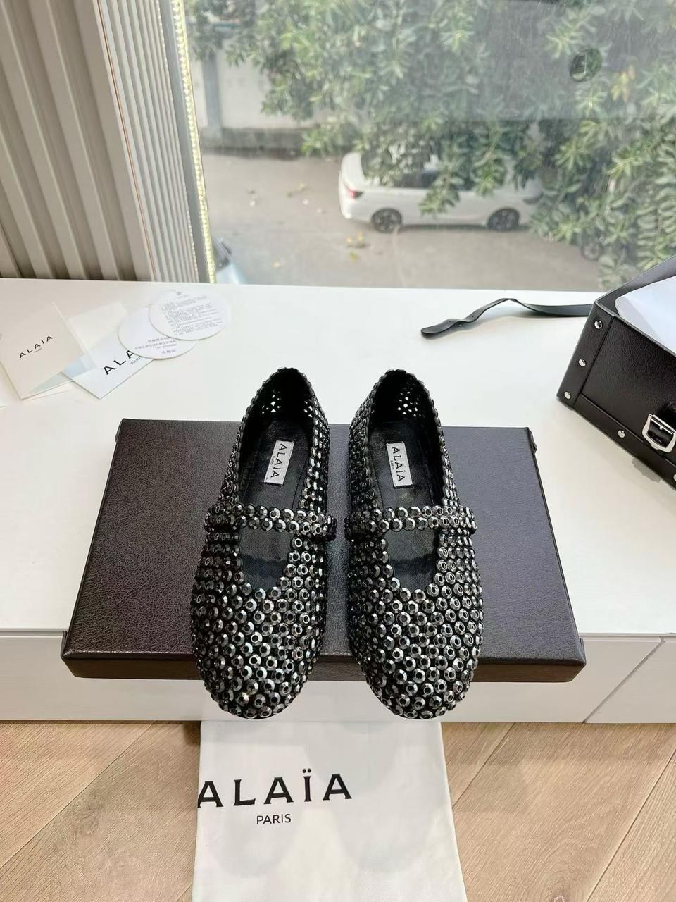 балетки alaia,, женская, лето 2025,женские балетки