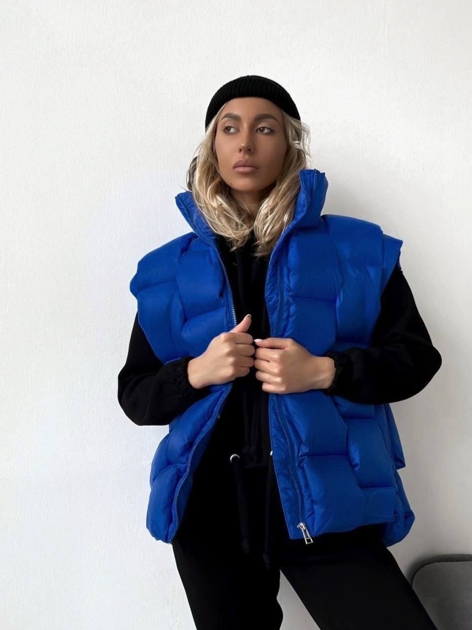 утепленный жилет женский zoyagrace 2208,жилетка на синтепоне,женская жилетка,жилет женский,утепленный жилет