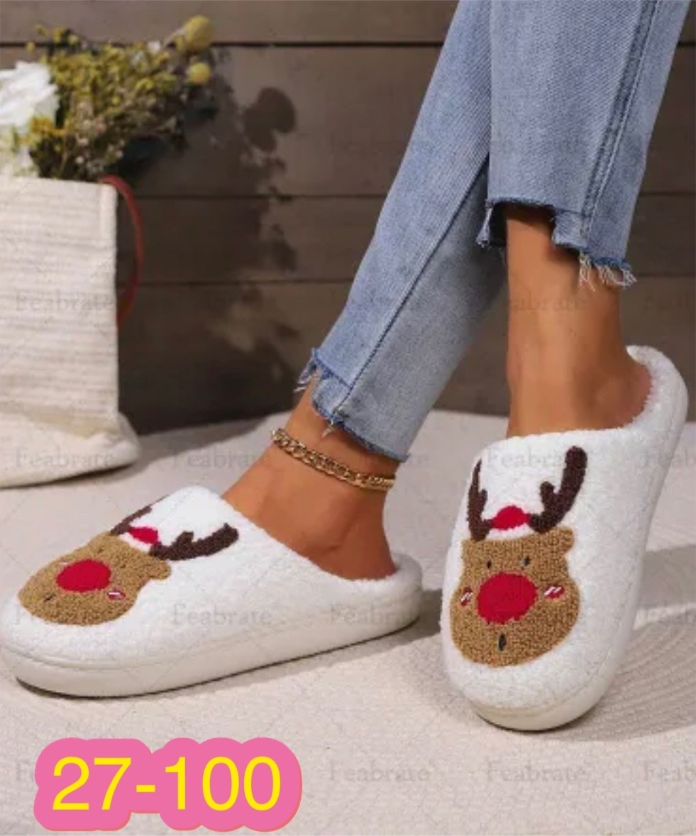 домашние тапочки,теплые домашние тапочки,тапочки зимние,тапочки женские,тапочки новогодние