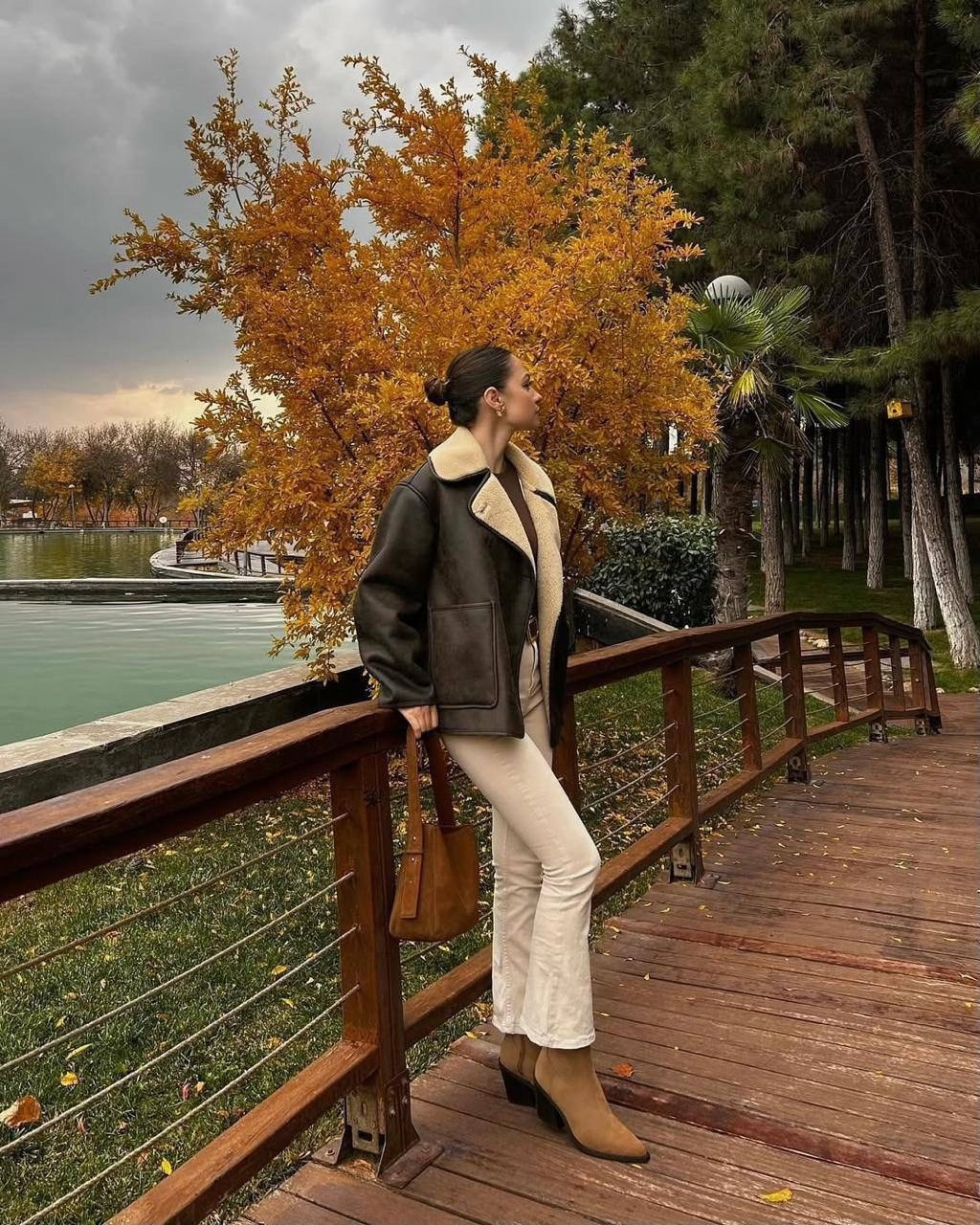 модные дубленки 2025-2025,модная дубленка 2025,модные образы,куртка женская,теплое пальто