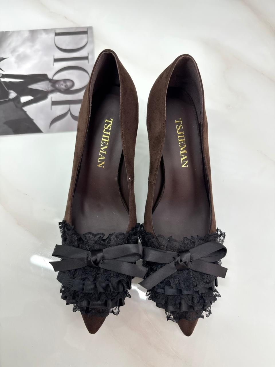 женские туфли лодочки,,женские туфли на высоком каблуке,туфли с бантами,туфли женские