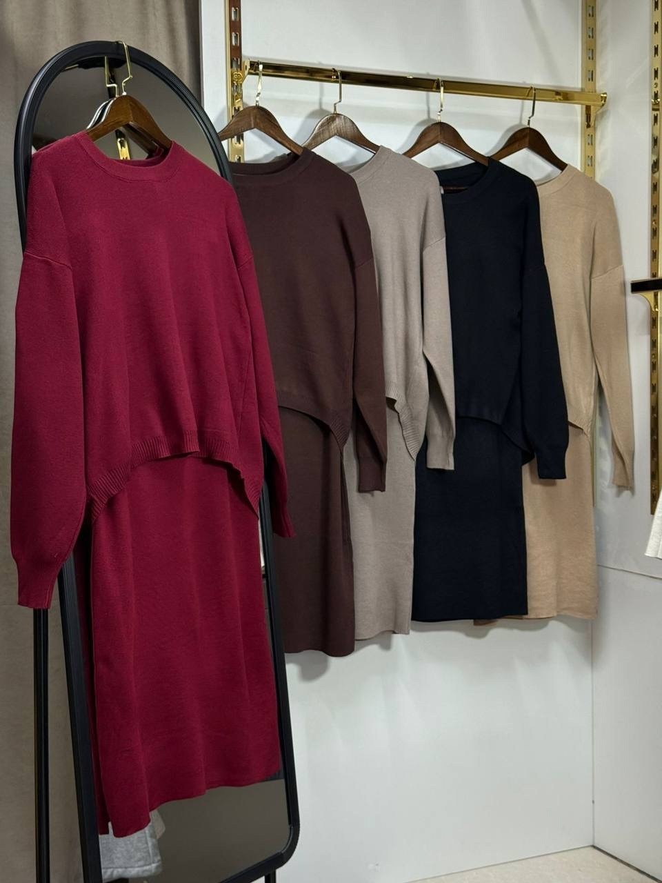 трикотажная юбка,юбка и джемпер,костюм с длинной юбкой,трикотажные костюмы с юбкой,костюм с юбкой теплый