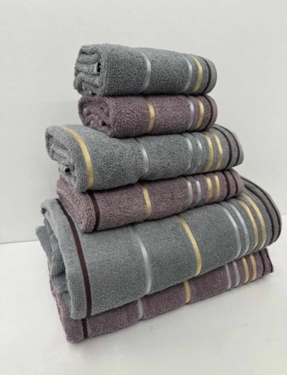 комплект из 6 полотенец,набор полотенец,набор полотенец 5 шт,набор полотенец 6 шт,комплект полотенец