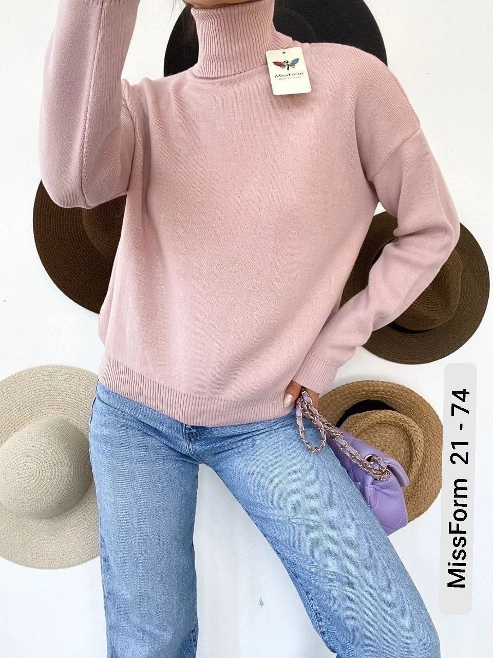 базовая трикотажная водолазка,женский свитер,свитер с высоким воротником,женский свитер с высоким воротом,свитер с высоким воротом