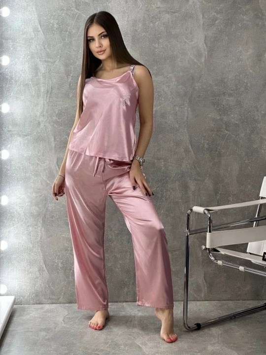 стильная пижама,пижама виктория сикрет черная со стразами,пижама женская,пижама шелковое,домашняя одежда пижама