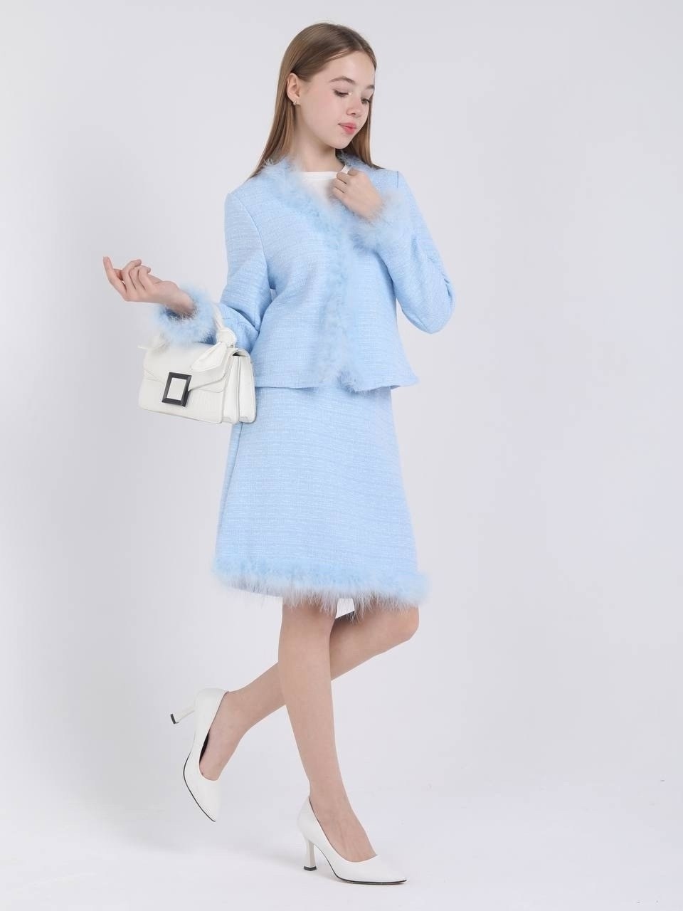 женские костюмы с юбкой,жакет и юбка,твидовые костюмы,жакет,розовый костюм