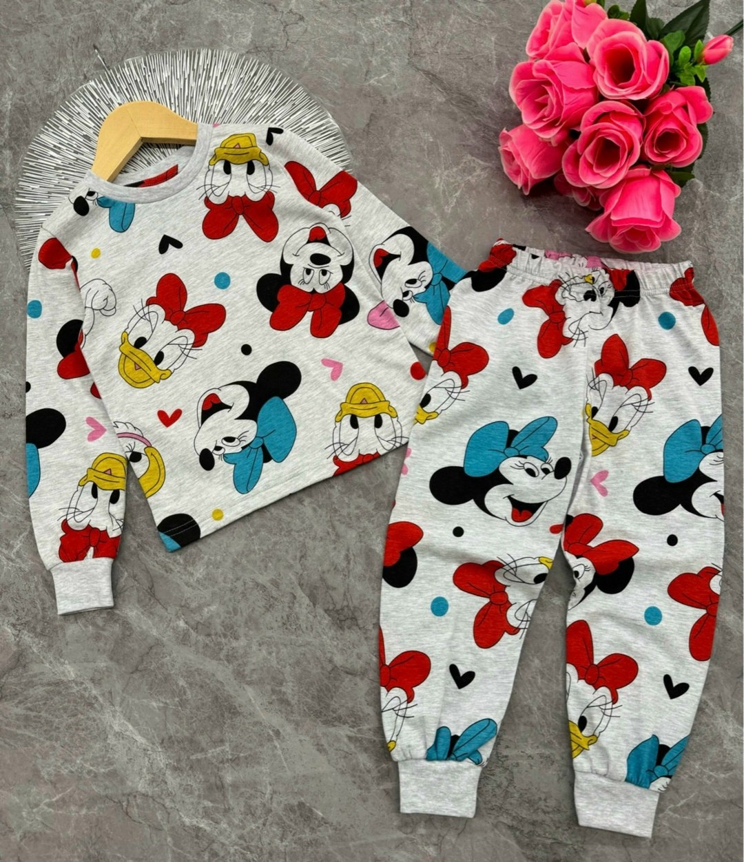 пижама детская,пижама для девочек,пижам,костюмчик,пижама детская микки