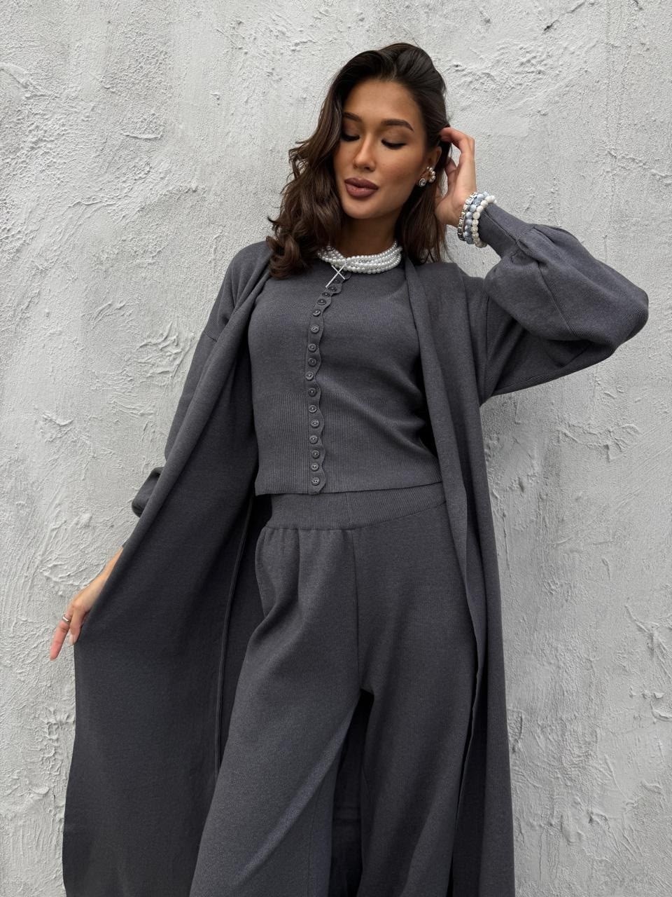 трикотажные костюмы,костюмы брючные,трикотажное платье,коричневое платье