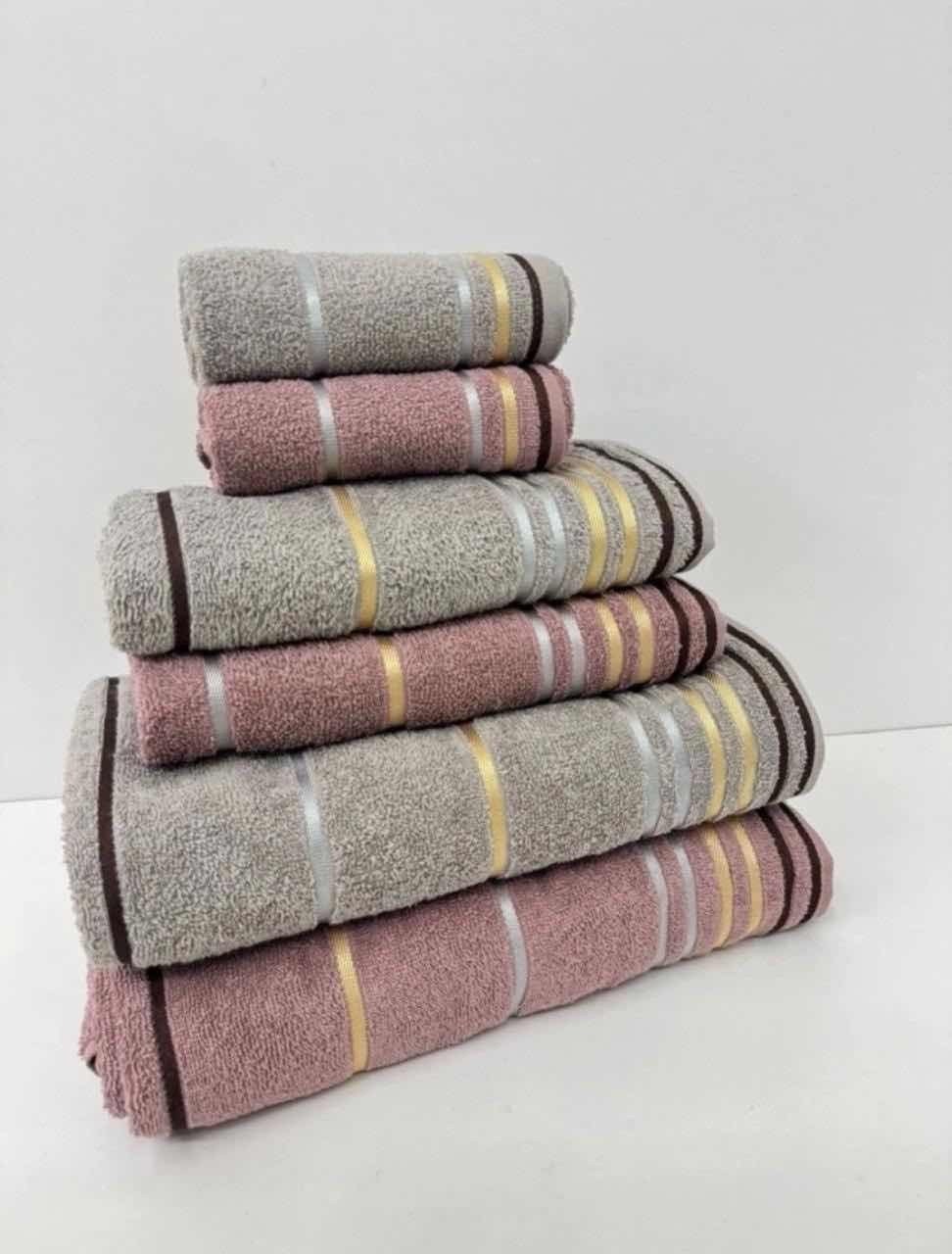 комплект из 6 полотенец,набор полотенец,набор полотенец 5 шт,набор полотенец 6 шт,комплект полотенец