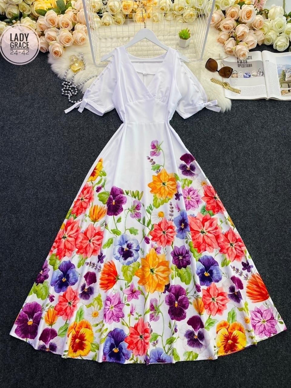 платье летнее длинное,летнее женское платье,платье модное летнее,женское платье макси с цветочным принтом,летнее платье