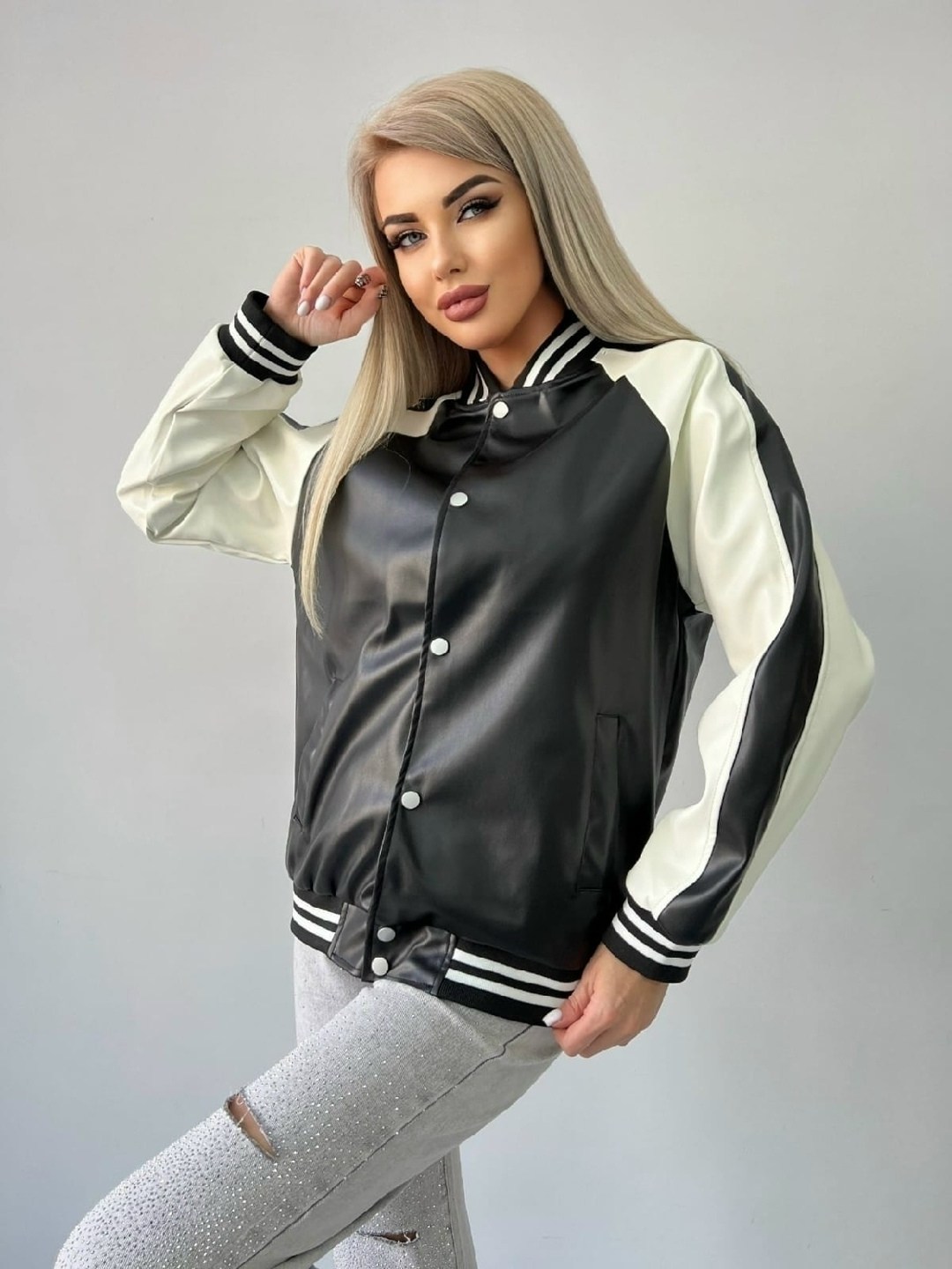 бежевый бомбер,куртка бомбер,куртка бомбер на весну,повседневная куртка,кожаная куртка бомбер