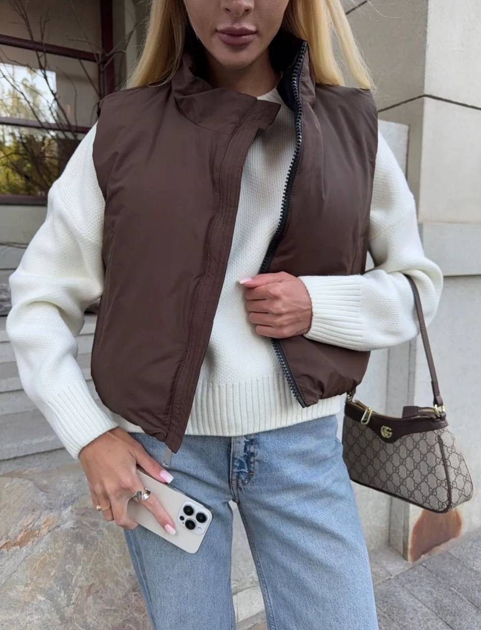 куртка повседневная,женские жилеты,женские жилетки,стильная жилетка