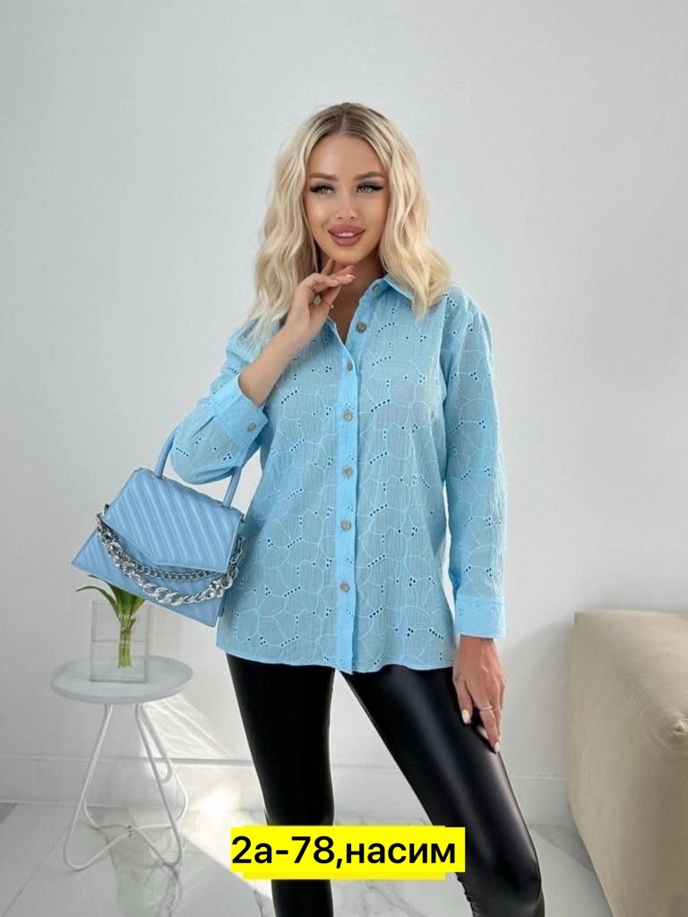 рубашка женская,рубашка женская голубая,женские блузки и рубашки,рубашка хлопок,женская рубашка хлопок