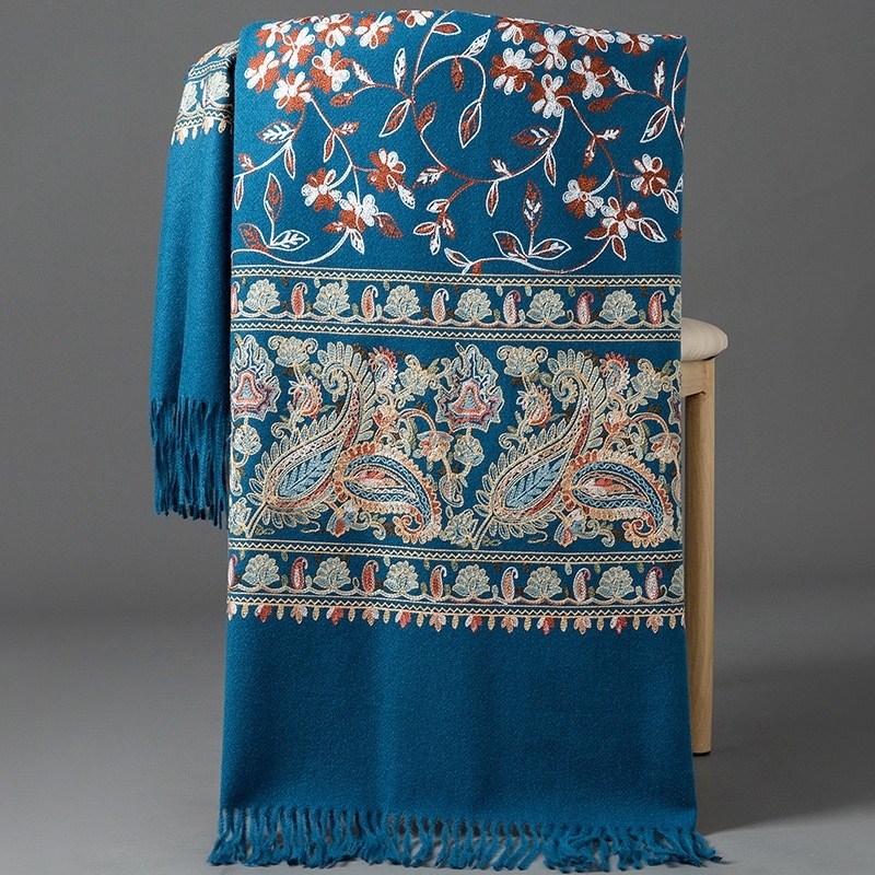 накидка шаль,шарфы для женщин,женские кашемировые шарфы,женская накидка,платок с вышивкой