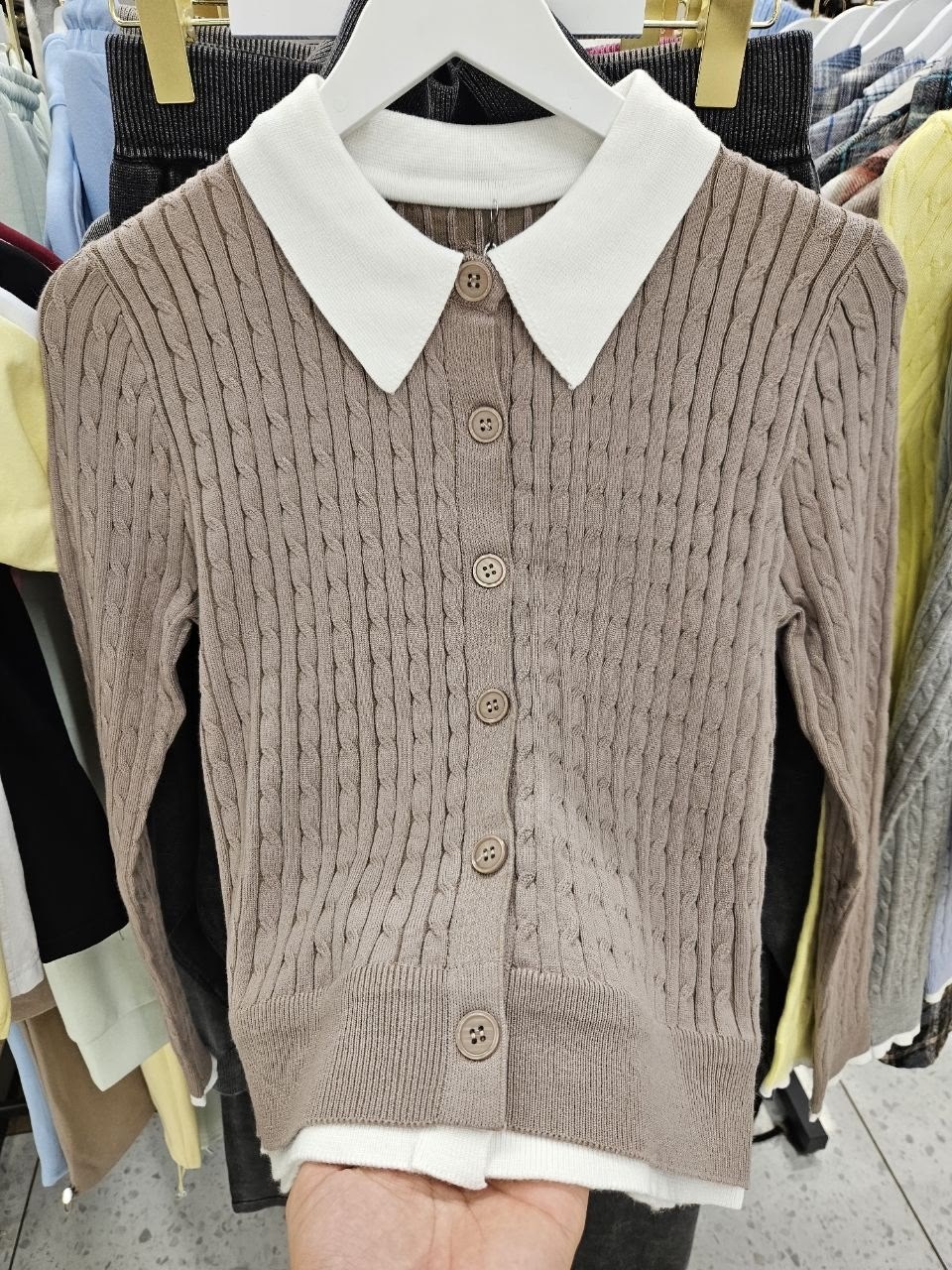 кофта с воротником,кардиган с воротником,женская кофта,свитер с воротником,кардиган женский