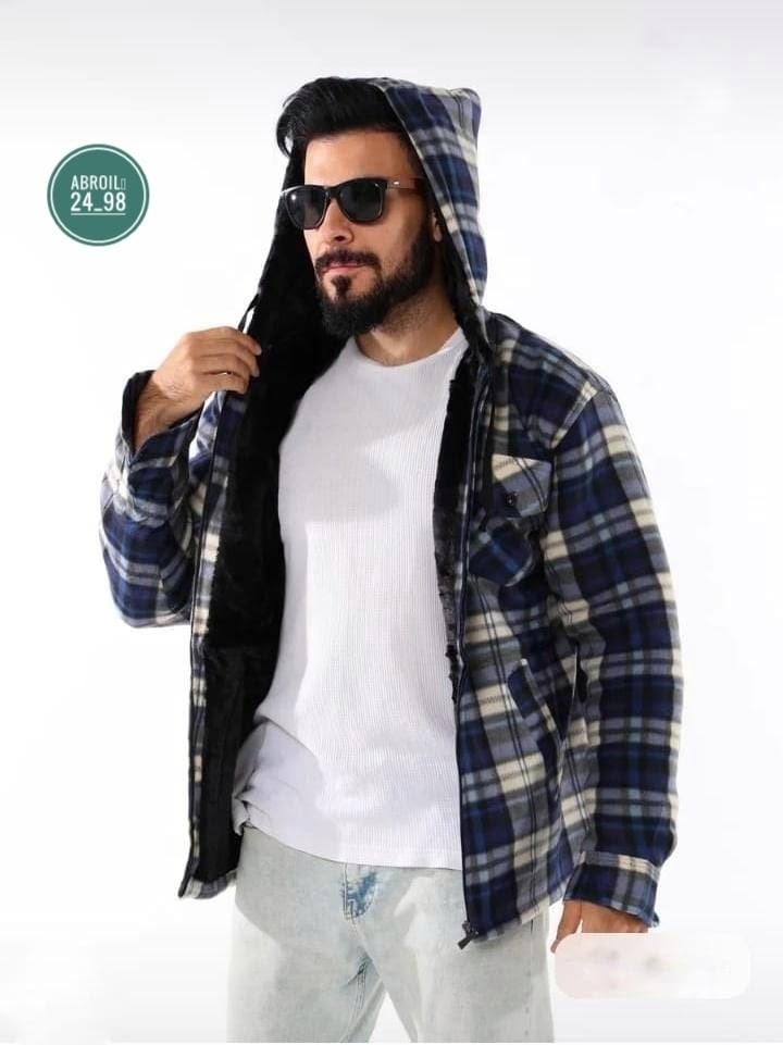 куртка рубашка,рубашка мужская с капюшоном,теплая рубашка,рубашка теплая на флисе,утепленная рубашка