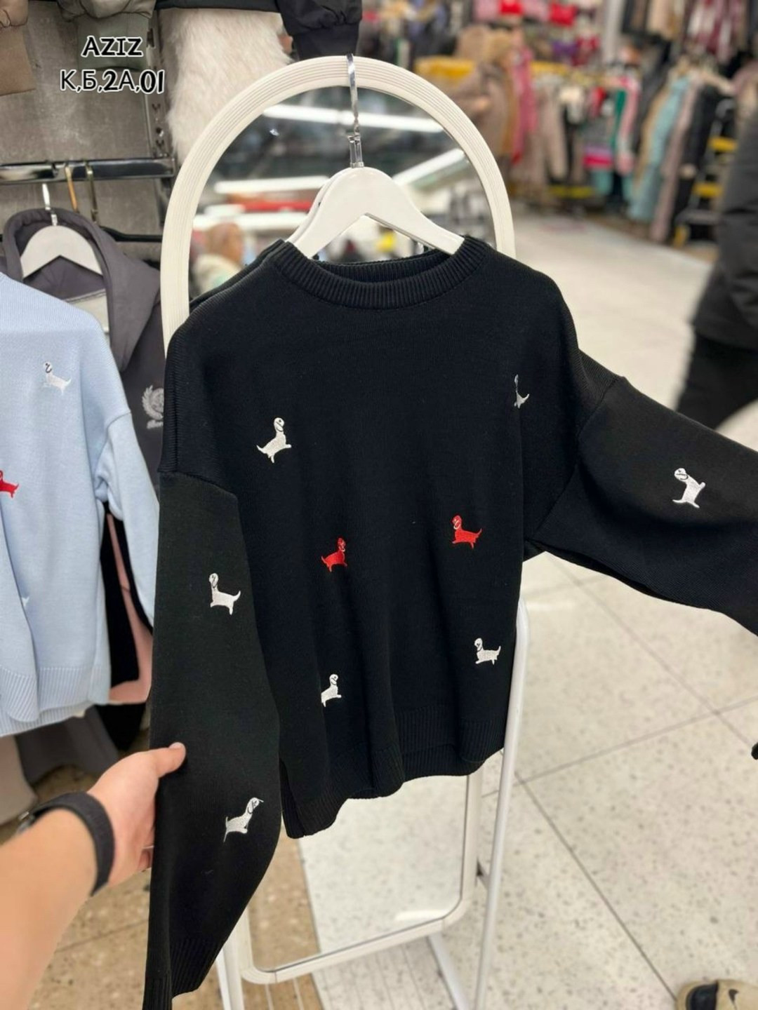 свитер с вышивкой,свитер,повседневный джемпер,свитера женские,джемпер с принтом