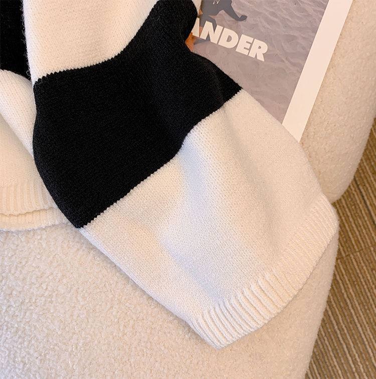 женский трикотажный свитер в полоску,модные свитера,свитер джемпер в полоску,свитер,вязаные свитера