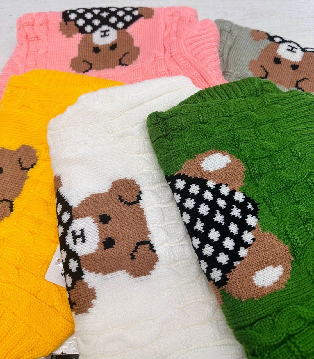 детский свитер,свитер для девочек,свитер детский вязаный,детский свитер с медвежонком,свитер с мишкой