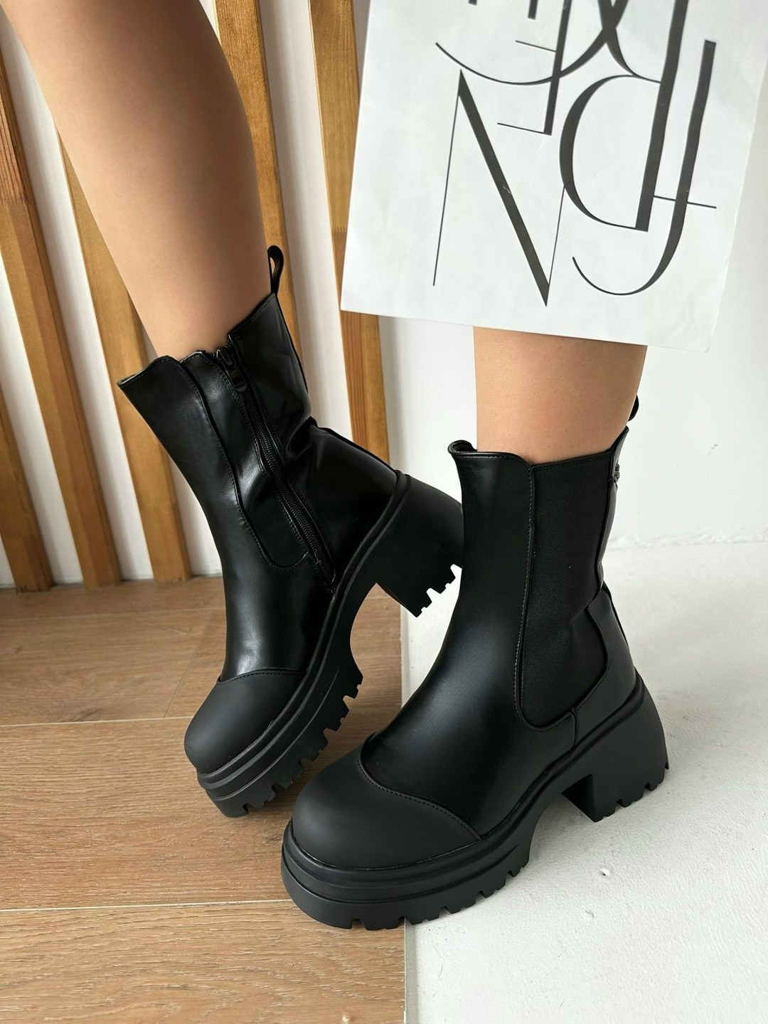 ,женские ботинки, женская зимняя, женская,стильные ботинки
