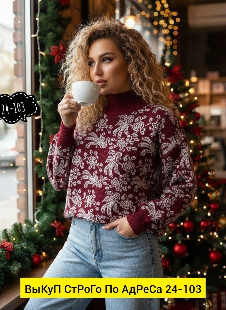 свитер с горлом теплый вязаный новогодний парный,свитера женские,свитер,джемпер новогодний,вязаные свитера