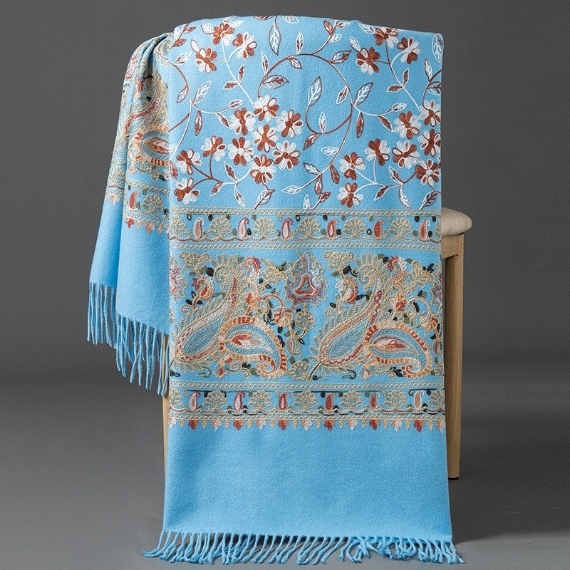 накидка шаль,шарфы для женщин,женские кашемировые шарфы,женская накидка,платок с вышивкой