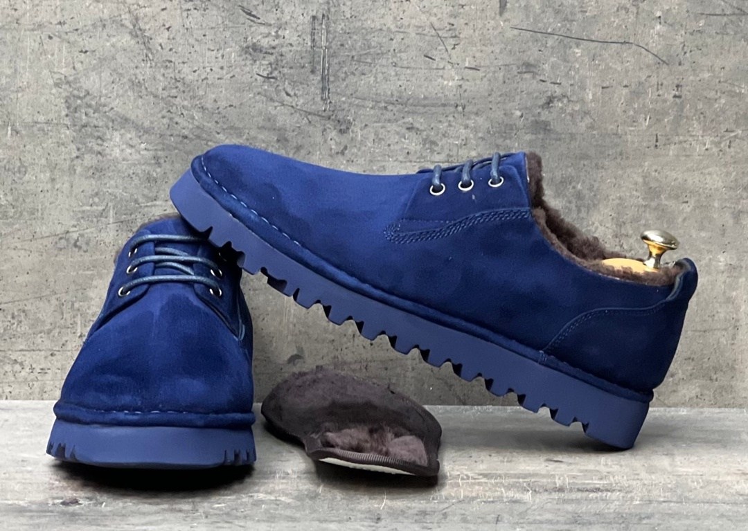,мужская ,ботинки феллини замшевые мужские зимние синие,туфли мужские,туфли мужские замшевые