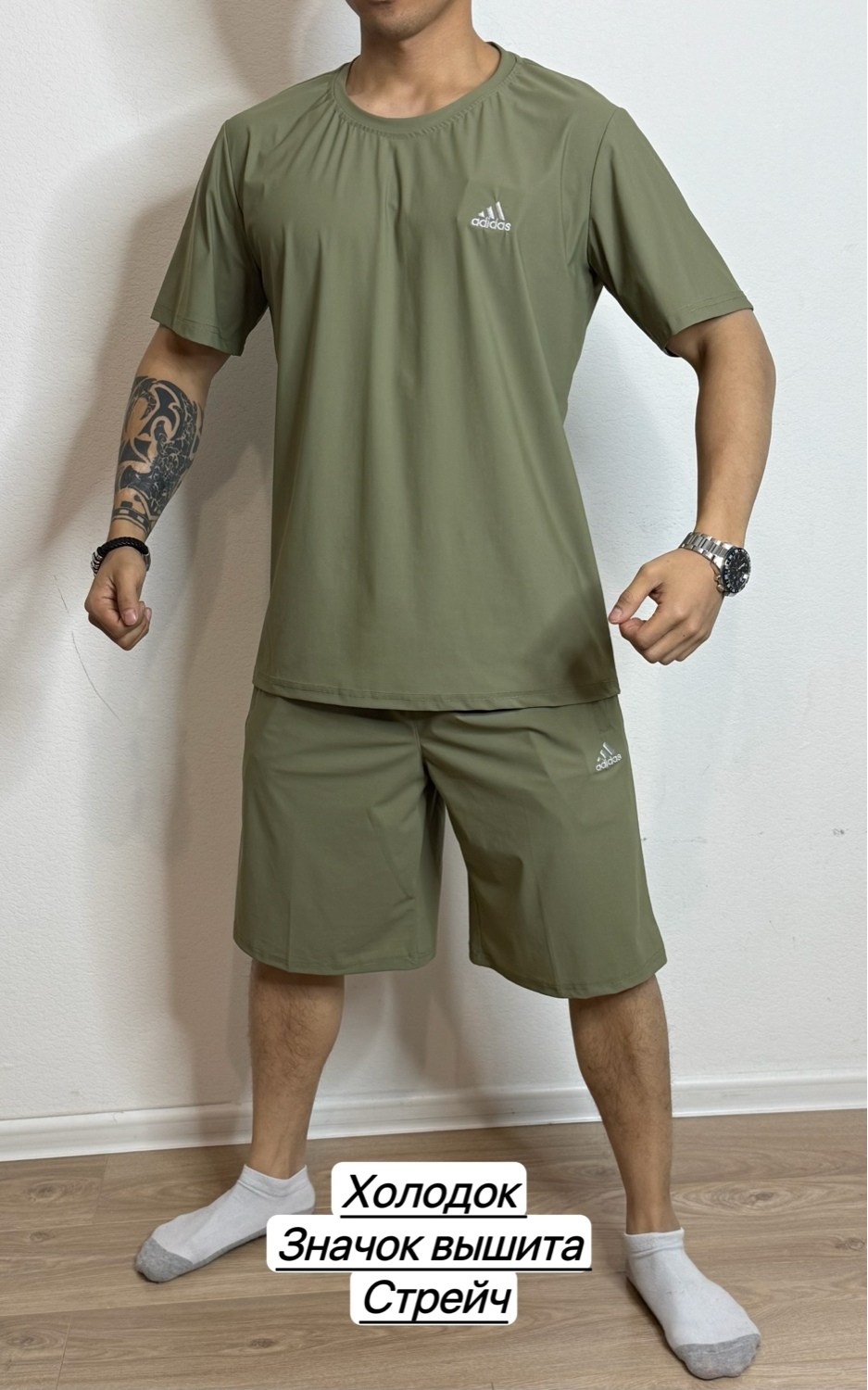 adidas performance,футболка мужская adidas,футболка adidas,футболка адидас мужская зеленая хаки