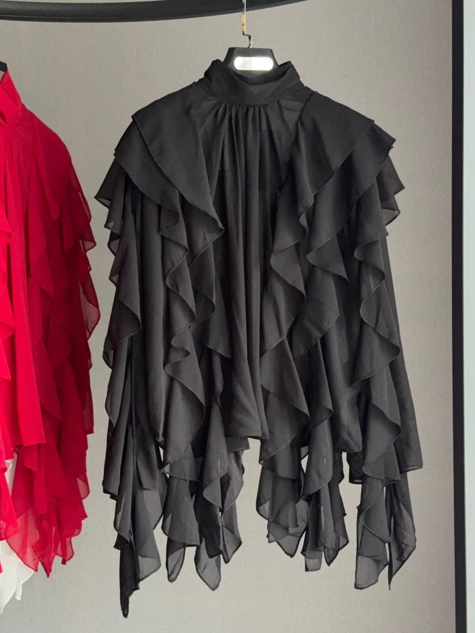 блузка элегантная,стильные блузки,блузка с оборками,шифоновая блуза,блуза нарядная