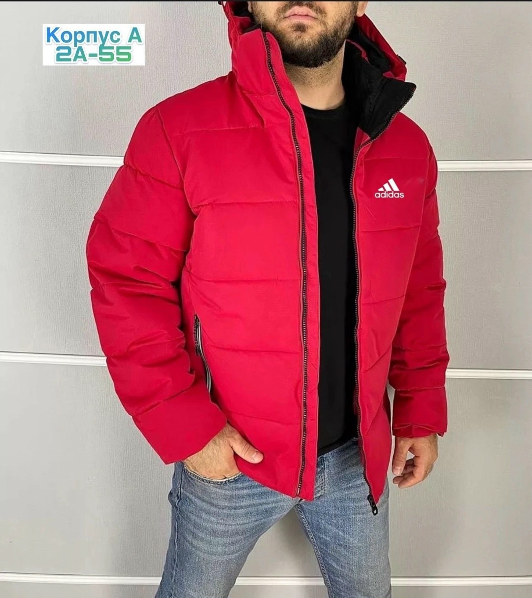 куртка зимняя мужская adidas,зимняя куртка adidas,мужская куртка adidas,куртка демисезонная мужская,куртка красная