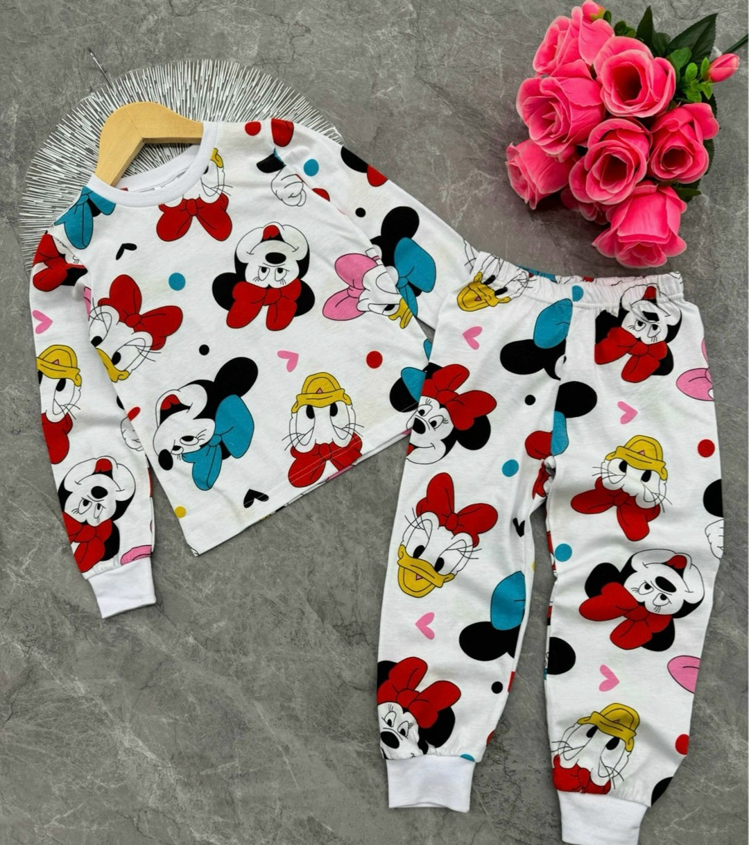пижама детская,пижама для девочек,пижам,костюмчик,пижама детская микки