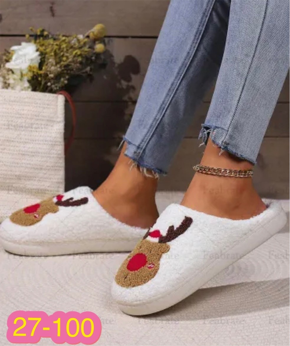 домашние тапочки,теплые домашние тапочки,тапочки зимние,тапочки женские,тапочки новогодние